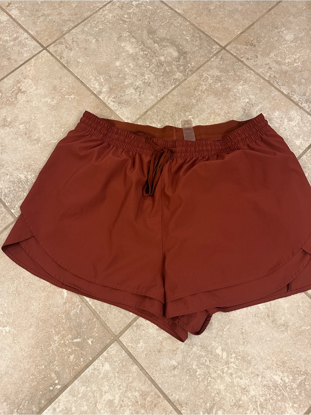 CALIA by Carrie Underwood Rust Athletic Running Shorts